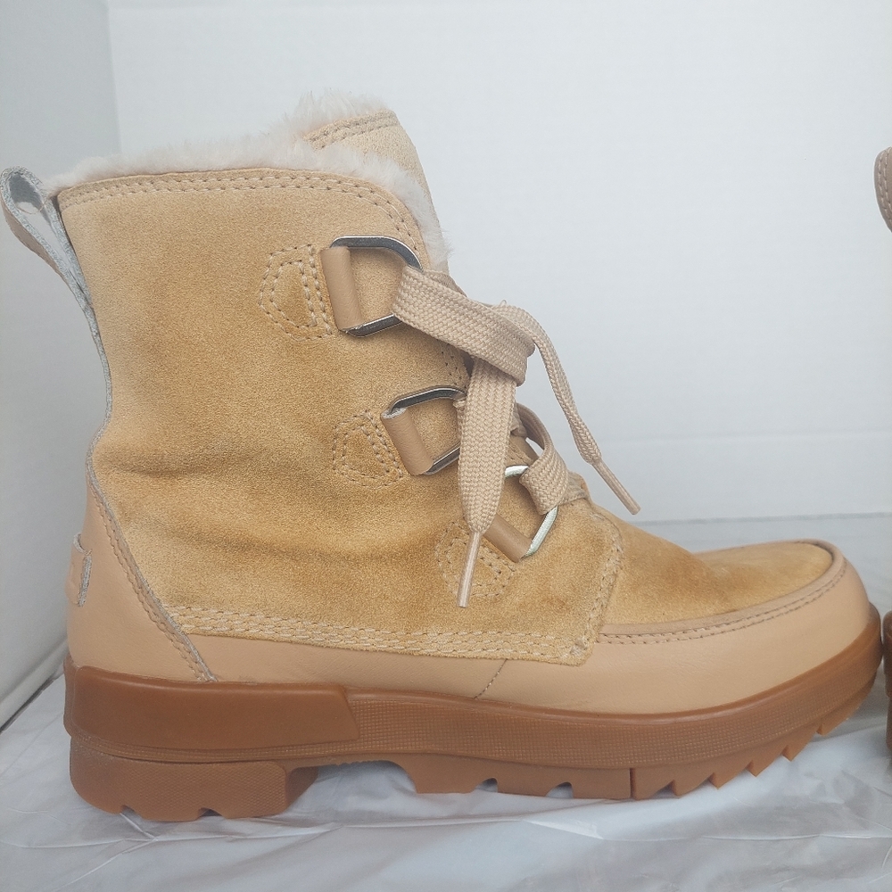 SOREL TIVOLI IV Womens Insulated Waterproof Boots Ceramic/Natural 8.5 US - Picture 13 of 16